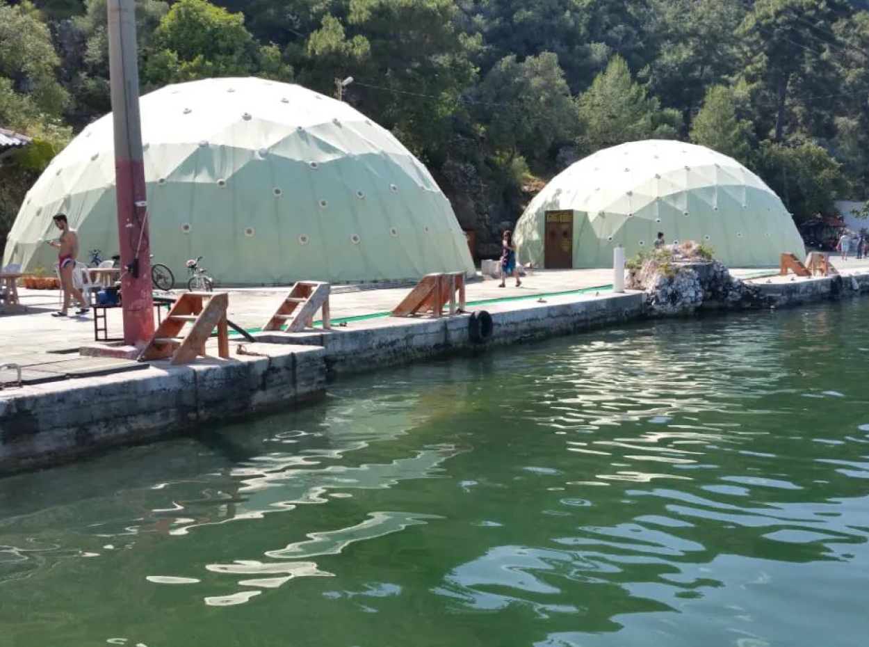 Heiße Quellen Von Sultaniye. Köyceğiz Ege Villa Urlaub.